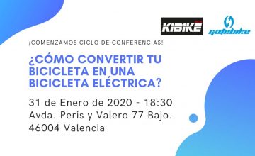 Si estás en Valencia ¡Ven y te ayudamos a convertir tu bicicleta en una bicicleta eléctrica!