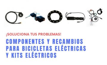 Componentes y recambios para bicicletas eléctricas y kits eléctricos