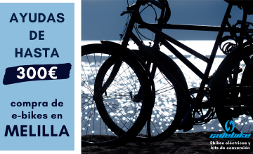 Ayudas de hasta 300€ por la compra de ebikes en Melilla
