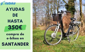 Santander: ayudas de 350 euros en la compra de bicicletas eléctricas