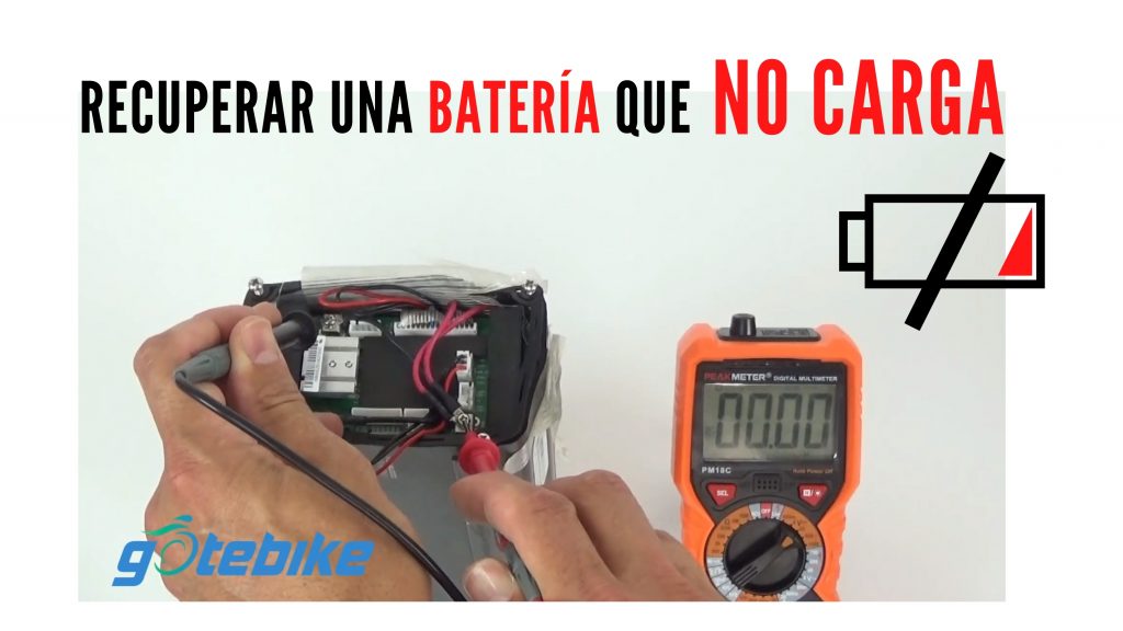 Cómo recuperar una batería de bicicleta eléctrica que no carga_GOTEBIKE