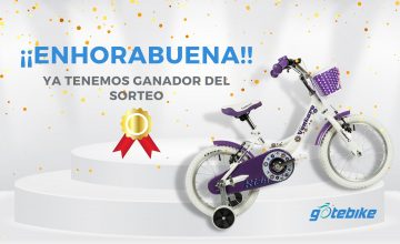 Ganador del sorteo Gotebike: Bicicleta infantil VENTURE 16″
